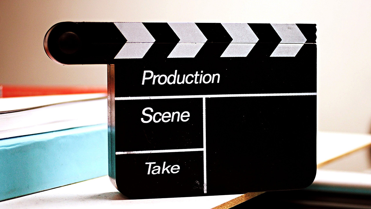Filmklapper voor tijdens het opnemen van video
